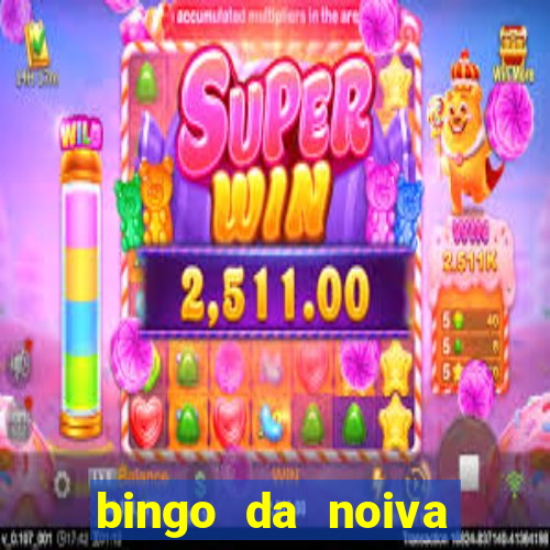 bingo da noiva para imprimir