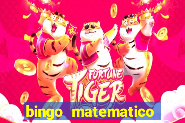 bingo matematico para ensino medio