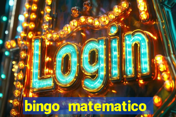 bingo matematico para ensino medio