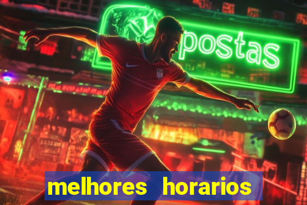 melhores horarios pagantes fortune tiger