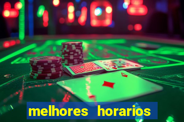 melhores horarios pagantes fortune tiger