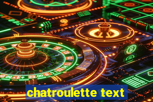 chatroulette text