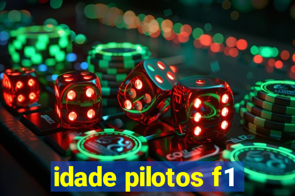 idade pilotos f1