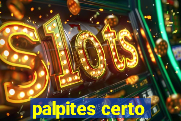 palpites certo