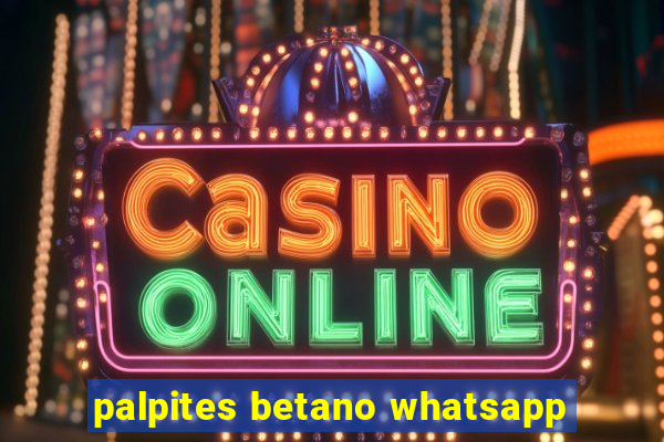 palpites betano whatsapp