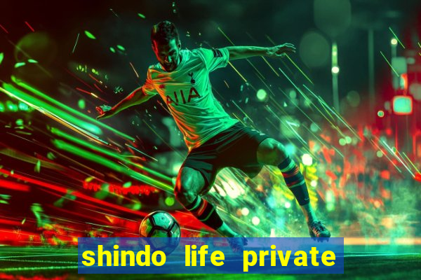 shindo life private server codes