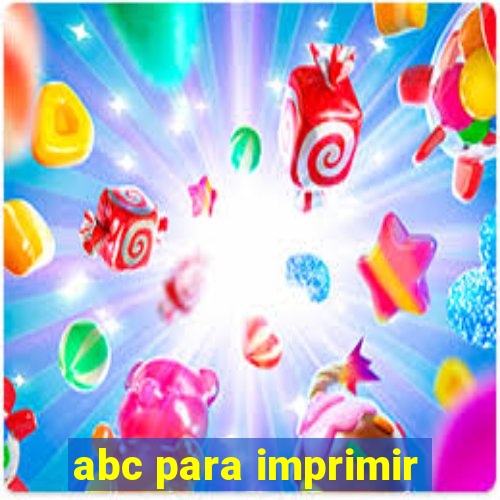 abc para imprimir