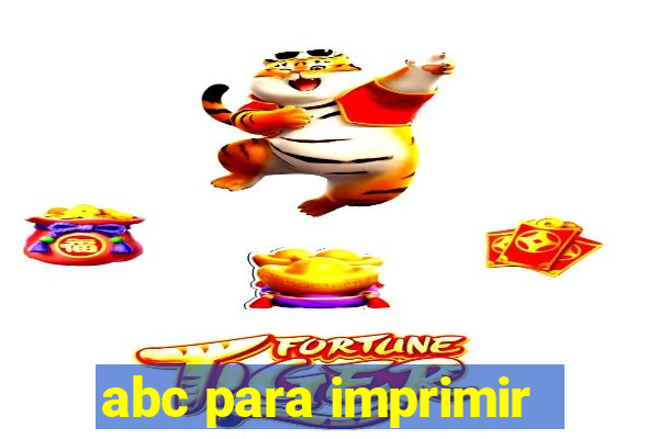 abc para imprimir