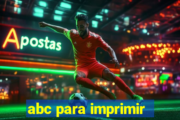 abc para imprimir