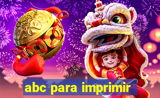 abc para imprimir