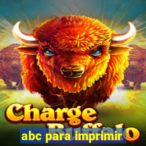 abc para imprimir