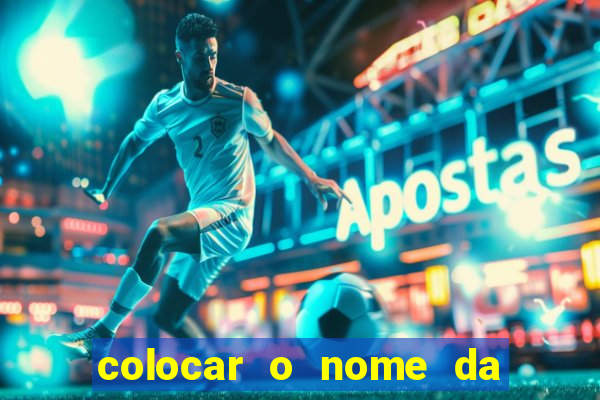 colocar o nome da pessoa no congelador