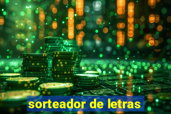 sorteador de letras