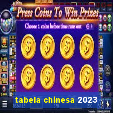 tabela chinesa 2023