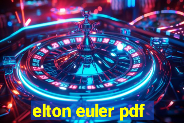 elton euler pdf