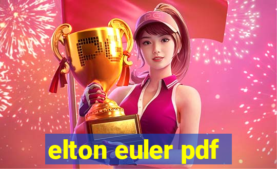 elton euler pdf