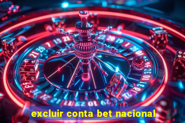 excluir conta bet nacional