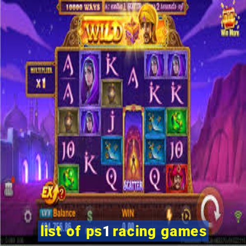 list of ps1 racing games