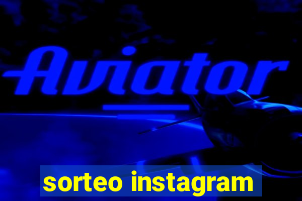 sorteo instagram