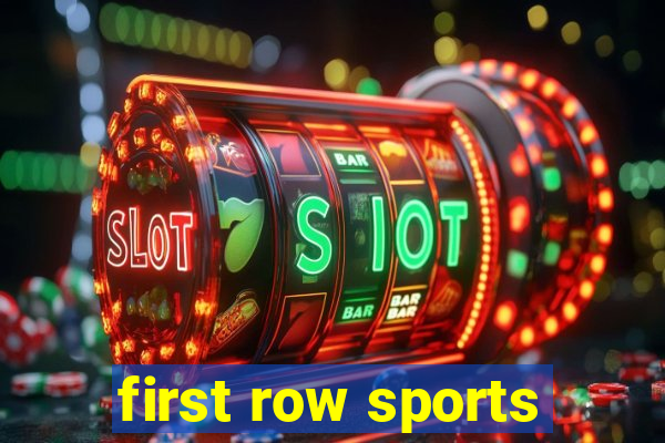 first row sports