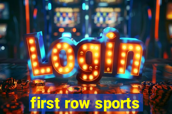 first row sports