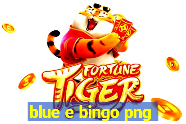 blue e bingo png