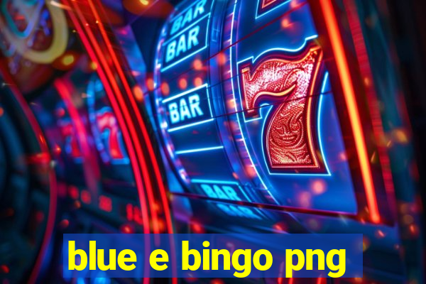 blue e bingo png