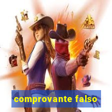 comprovante falso