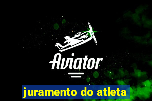 juramento do atleta