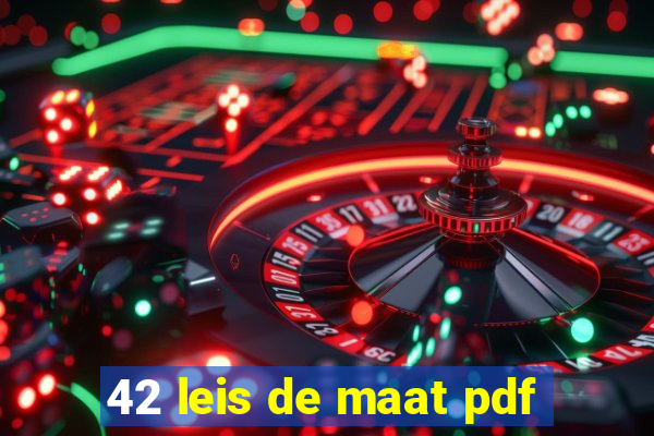 42 leis de maat pdf