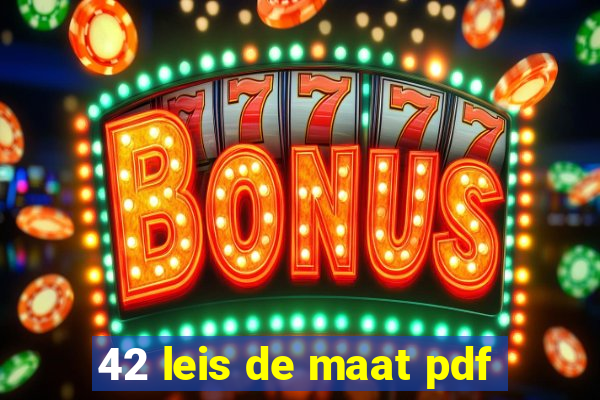 42 leis de maat pdf