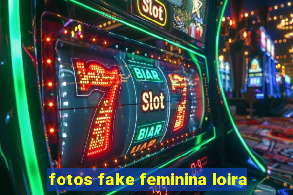 fotos fake feminina loira