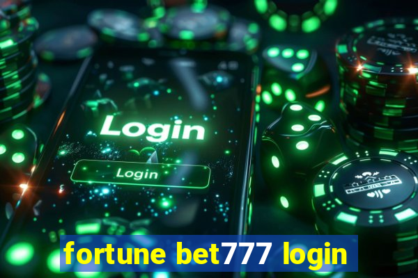 fortune bet777 login