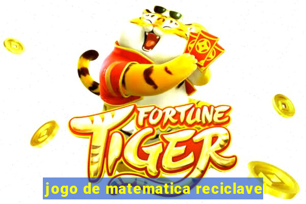 jogo de matematica reciclavel