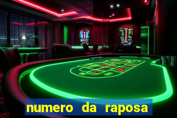 numero da raposa jogo do bicho