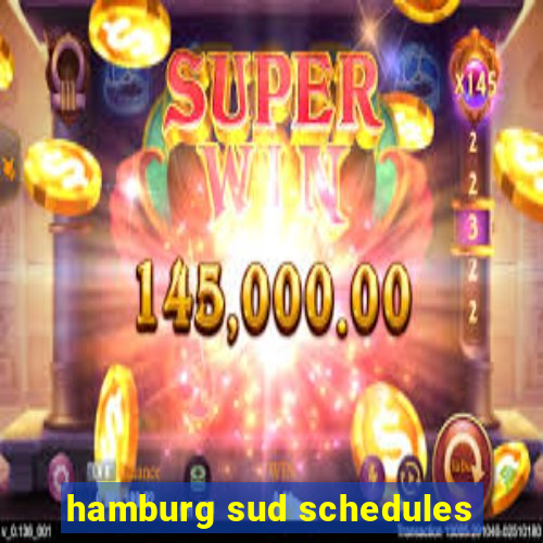 hamburg sud schedules