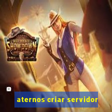 aternos criar servidor