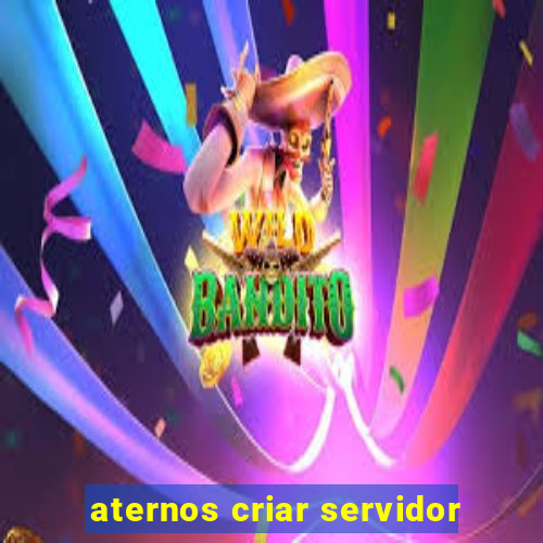 aternos criar servidor