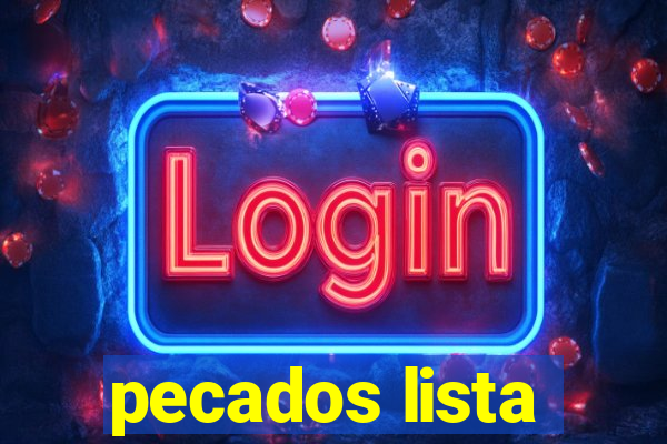 pecados lista