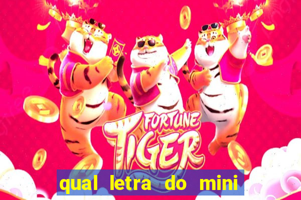 qual letra do mini dolar hoje