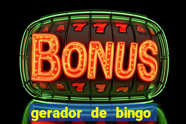 gerador de bingo de palavras