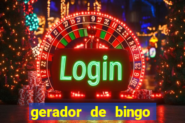 gerador de bingo de palavras