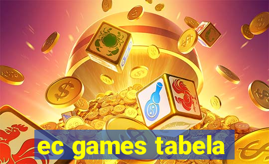 ec games tabela