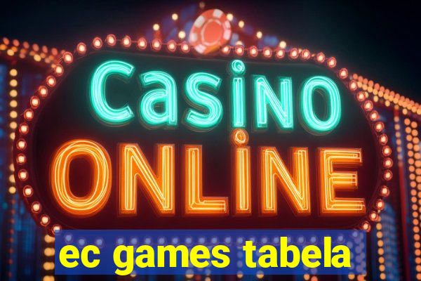 ec games tabela