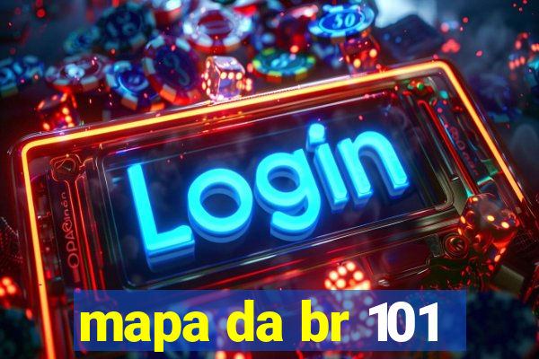 mapa da br 101