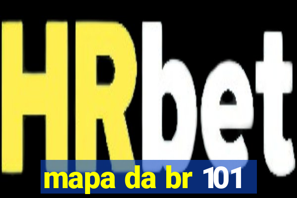 mapa da br 101