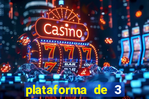 plataforma de 3 reais jogo