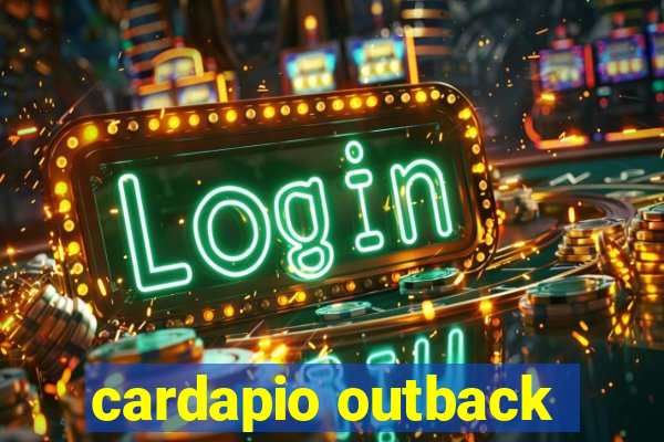 cardapio outback