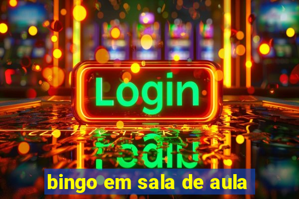 bingo em sala de aula