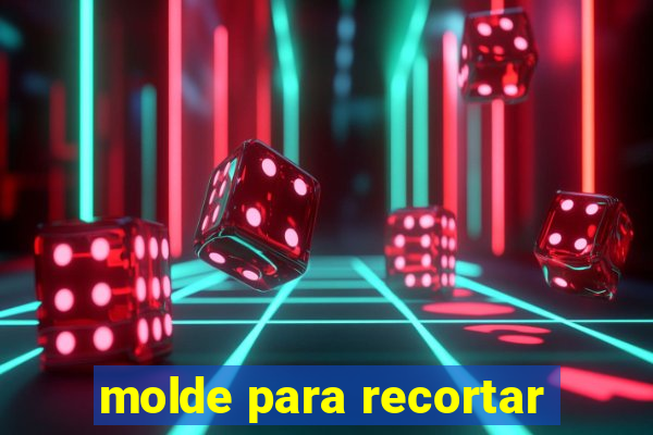 molde para recortar